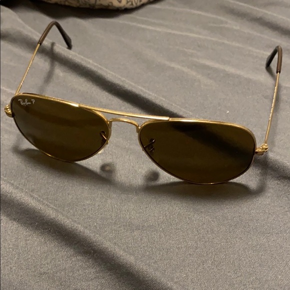 Brown Ray Bans. Aviators - Picture 2 of 2
